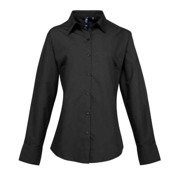 Premier Ladies Supreme Long Sleeve Poplin Shirt