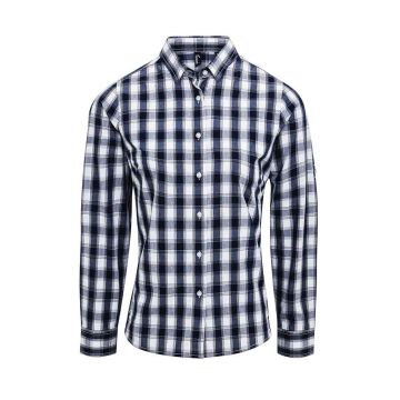 Premier Ladies Mulligan Check Long Sleeve Shirt
