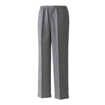 Premier Pull On Chef's Check Trousers
