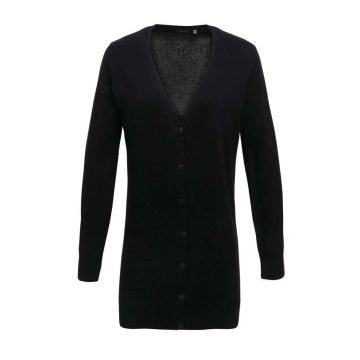 Premier Ladies Longline V Neck Cardigan