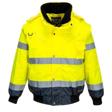 Portwest 3-in-1 Hi-Vis Bomber Jacket