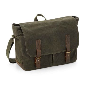 Quadra Heritage Waxed Canvas Messenger