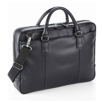 Quadra NuHide® Slimline Laptop Briefcase - Black - ONE