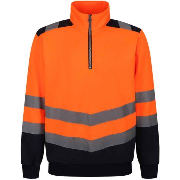 Regatta High Visibility Pro 1/4 Zip Sweatshirt