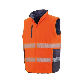 Result Safe-Guard Reversible Soft Padded Gilet