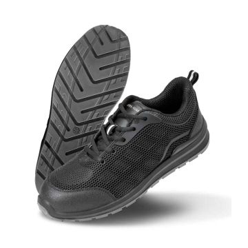 Result Work-Guard All Black Safety Trainers