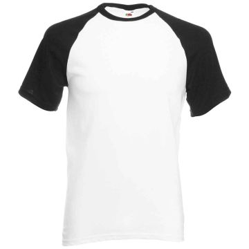 Fruit of the Loom Contrast Baseball T-Shirt