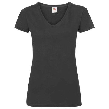 Fruit of the Loom Lady Fit Value V Neck T-Shirt