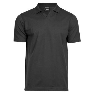 Tee Jays Luxury Stretch V Neck Polo Shirt