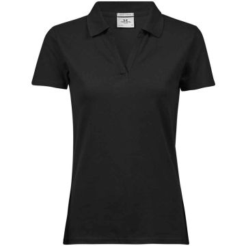 Tee Jays Ladies Luxury Stretch V Neck Polo Shirt