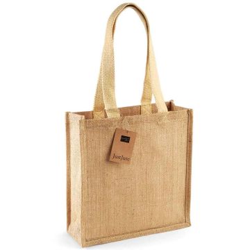 Westford Mill Jute Compact Tote Bag - Natural - ONE