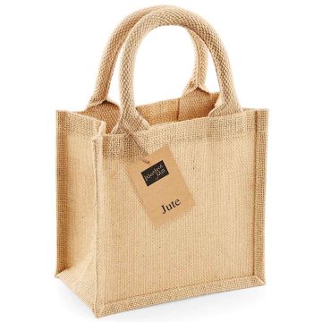 Westford Mill Jute Petite Gift Bag - Natural - ONE