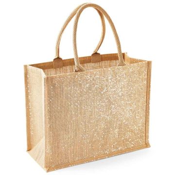 Westford Mill Shimmer Jute Shopper - Natural Gold - ONE