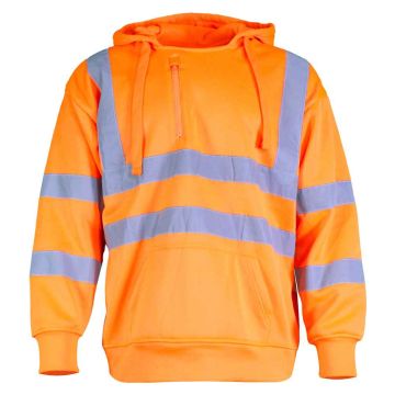 Warrior Hi-Vis Pull On Hoodie