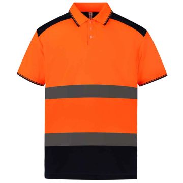 Yoko Two Tone Short Sleeve Polo Shirt