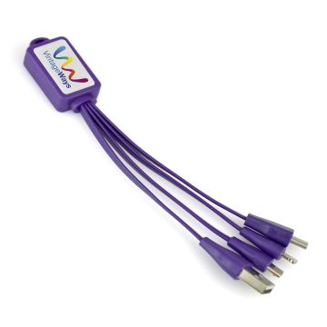 Tucker 3-in-1 Charger - Purple