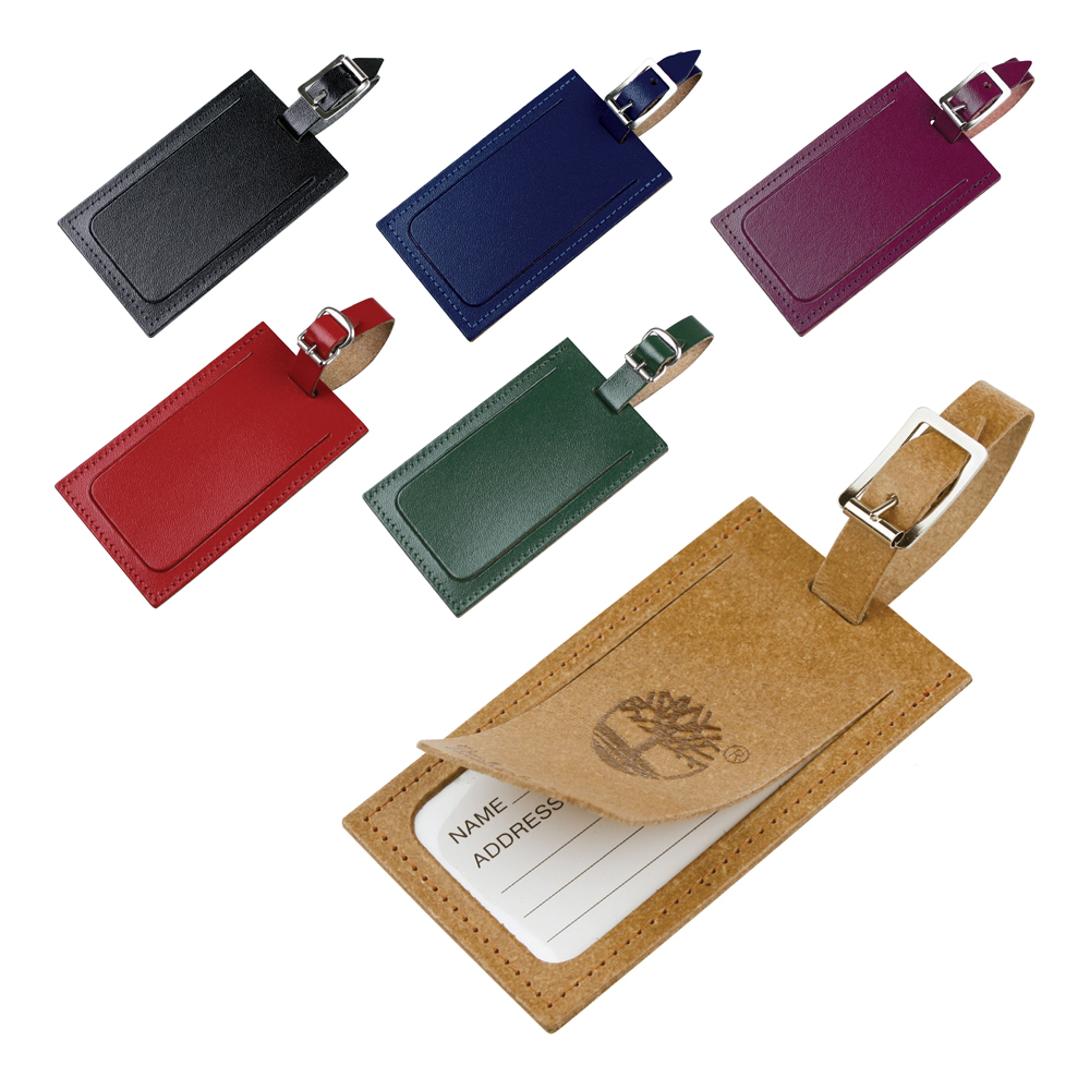 Eco Natural Leather Luggage Tag